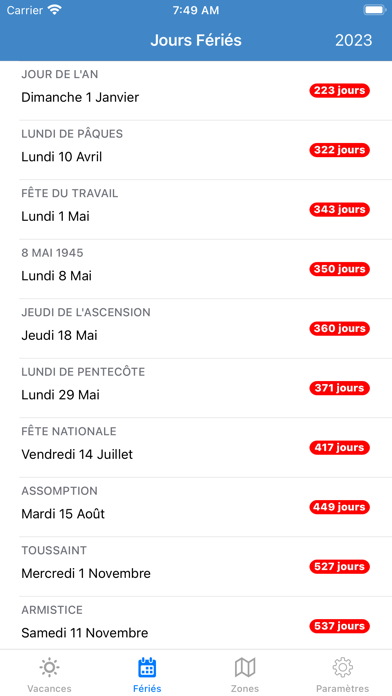 Screenshot #2 pour France Vacances