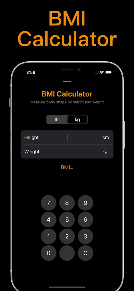 Calculator with History + - Der **BMI Rechner** ermöglicht es Nutzern, ihren Body-Mass-Index schnell und einfach zu ermitteln, indem sie lediglich **Körpergröße und Gewicht** eingeben.