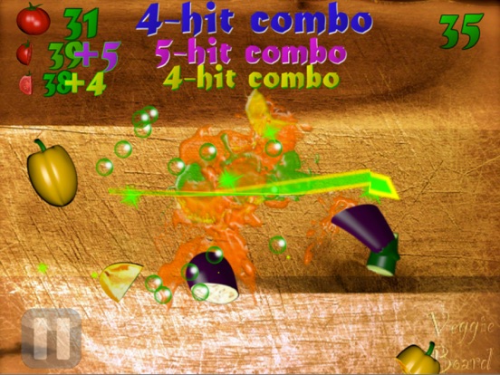 Veggie Ninja iPad screenshot