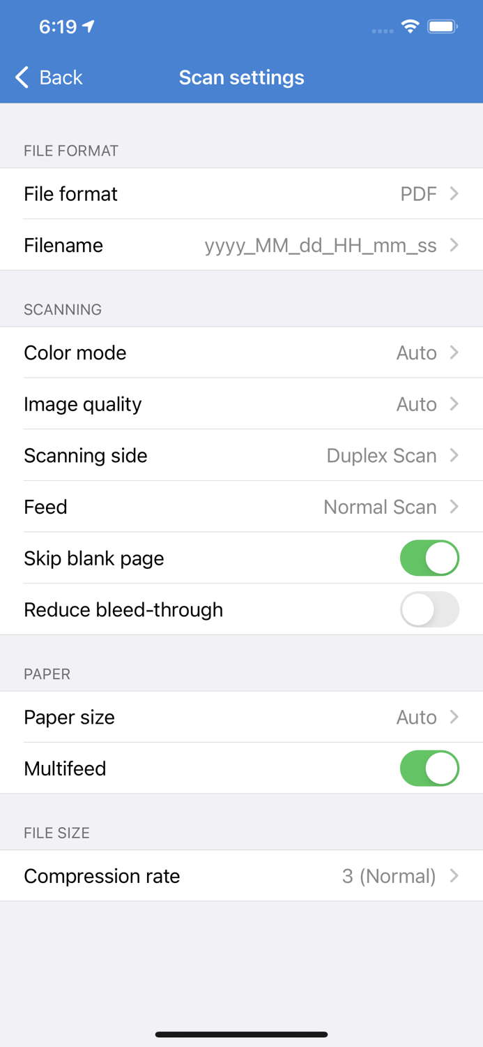 ScanSnap Connect Application