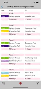 Shanghai Metro Route Planner screenshot #3 for iPhone