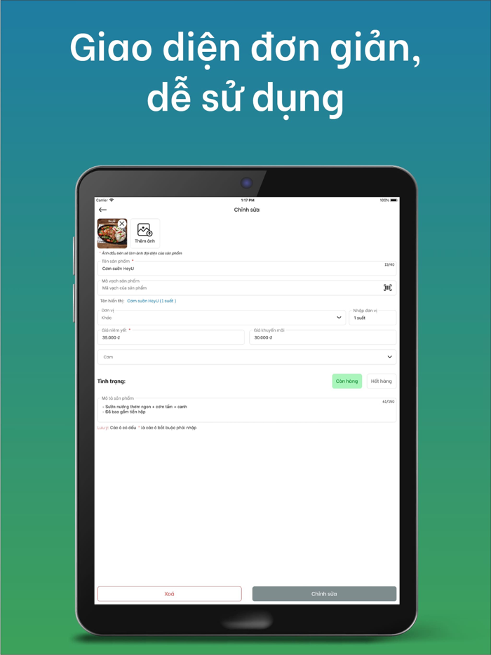 TickBox - Quản lý bán hàng