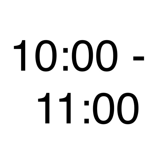 Time Slot - Calendar Text