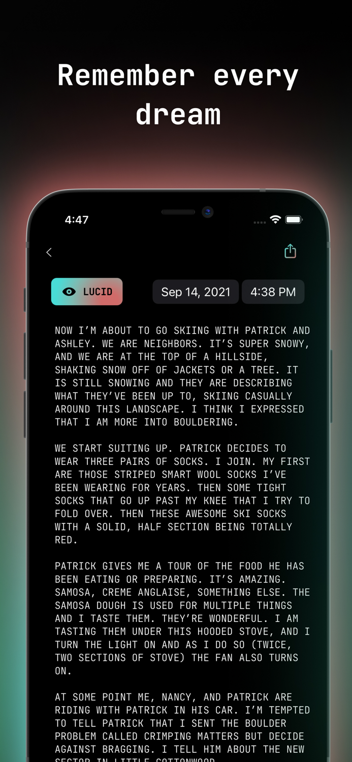 Shape Lucid Dream Coach