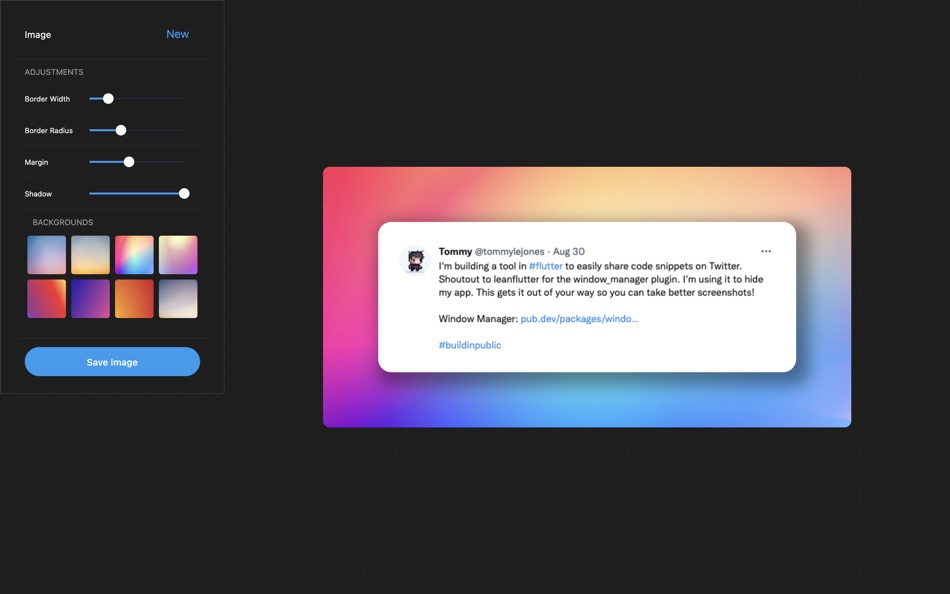 #1. Kapture - Screenshot Designer (macOS) Podle: Tommy Le