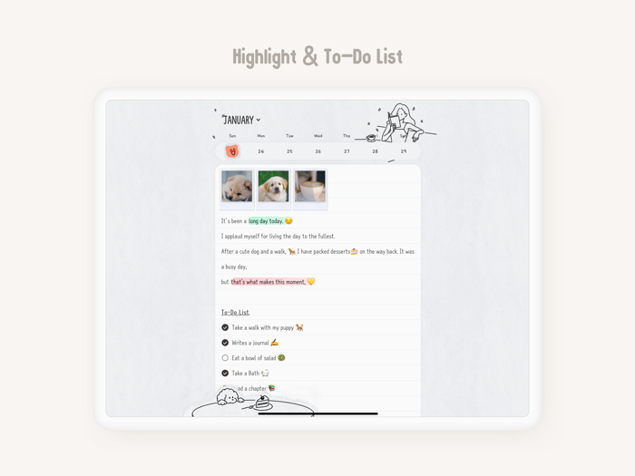 soso note  daily journal