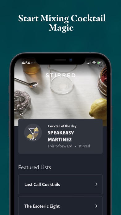 Stirred – Cocktail magic Screenshot
