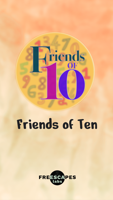 Friends Of Ten Math Drill Game Screenshot