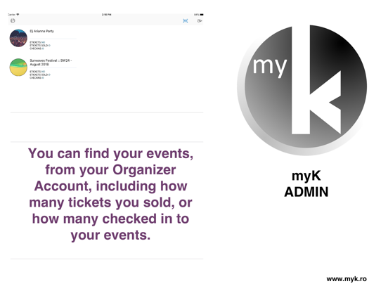Screenshot #4 pour myK Admin