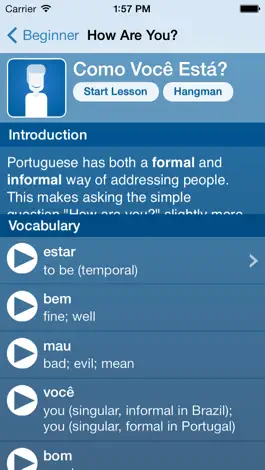 Game screenshot Learn Portuguese - Tudo Bem hack