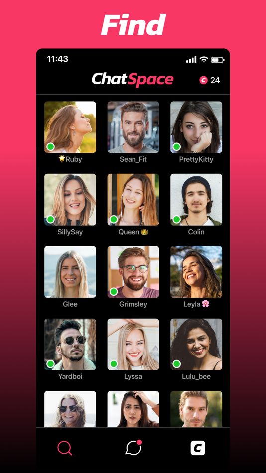 #1. ChatSpace - Chat, Talk & Fun (iOS) 由: Coshi