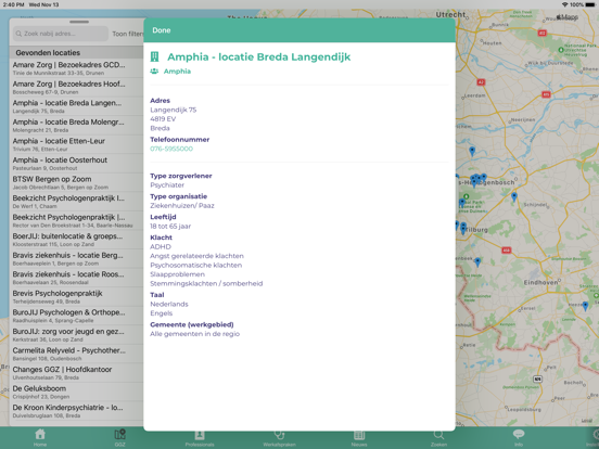 Screenshot #6 pour Zoek uw Zorgcollega WBR