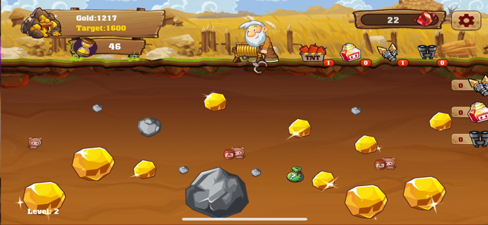 Gold Miner Classic Idle Game