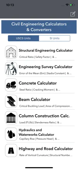 Game screenshot Civil Engineering Calculators mod apk