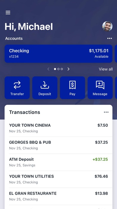 Gulf Coast Bank Screenshot