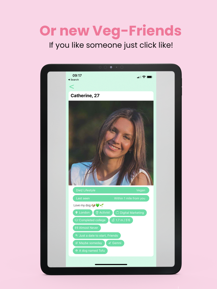 Veggly – Vegan Dating App