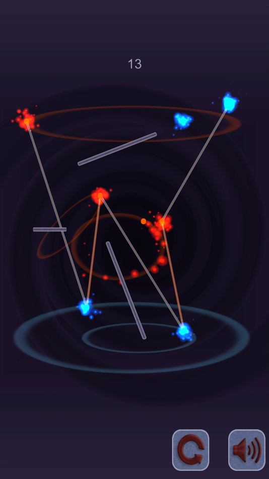 #5. Color Fireworks. Fires & Lines (iOS) 由: Ruslan Goncharenko