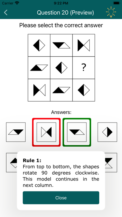 IQ Test: Raven's Matrices Pro Screenshot