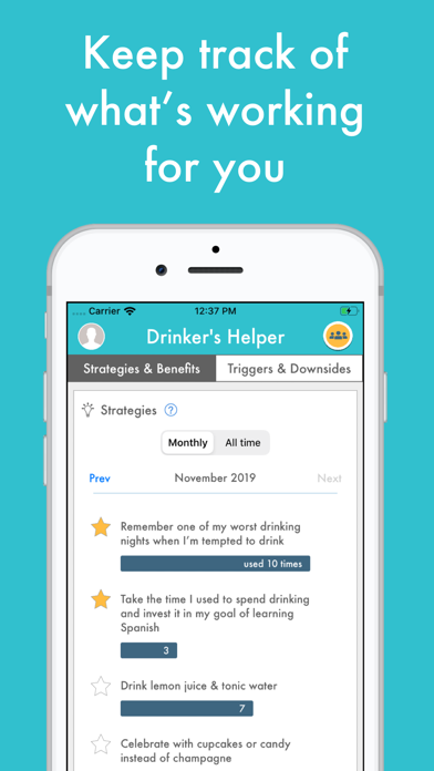 Drinker's Helper - Drink Less Screenshot