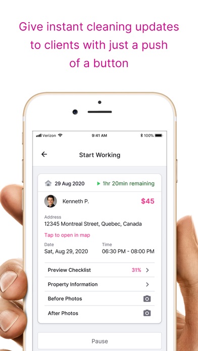 CleansterPro: For Pro Cleaners Screenshot