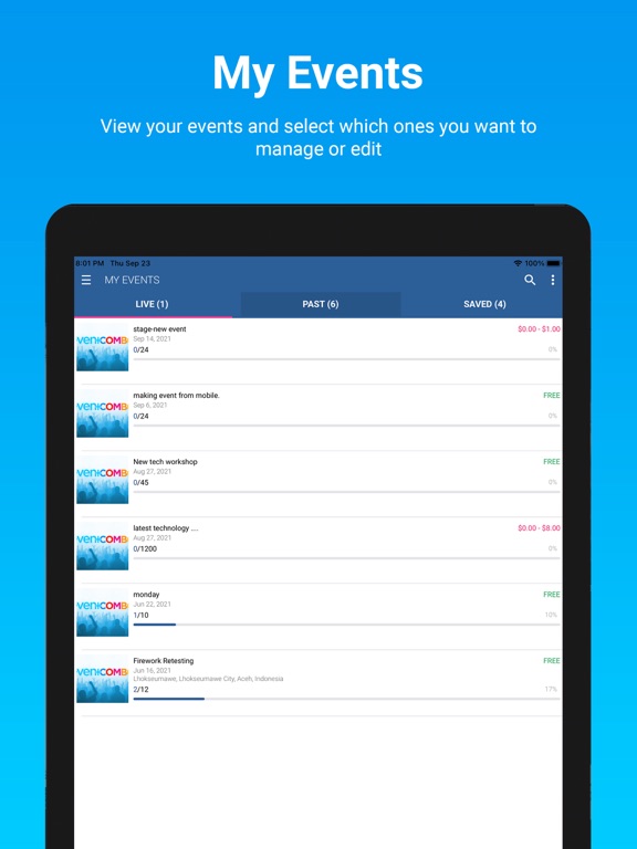 Screenshot #6 pour Eventcombo EntryPilot