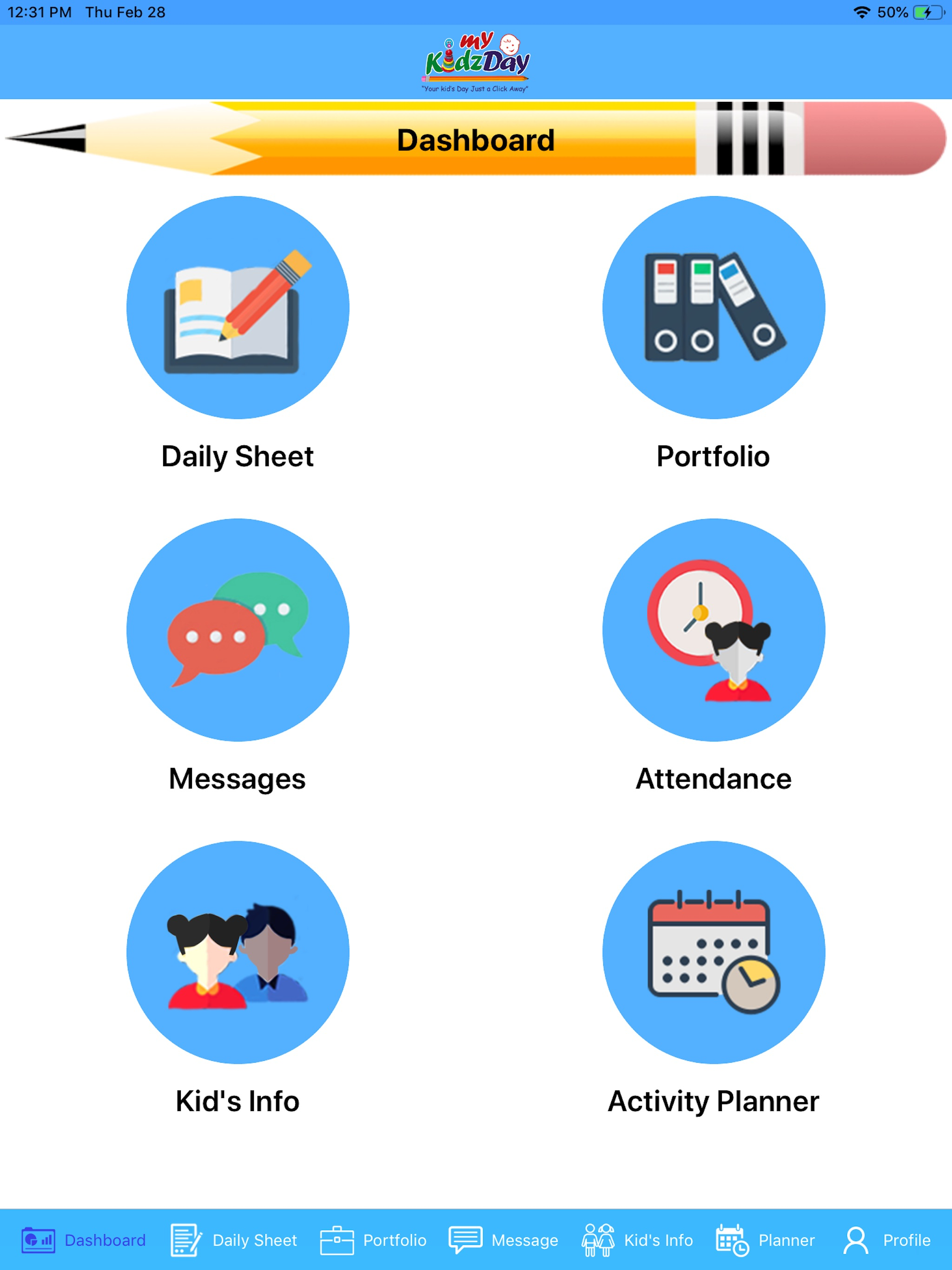 MyKidzDay Staff -Childcare App screenshot 7