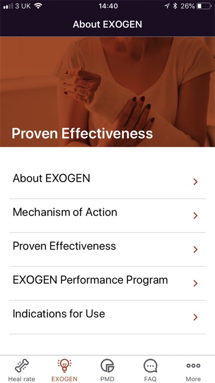 EXOGEN Post-market Data App