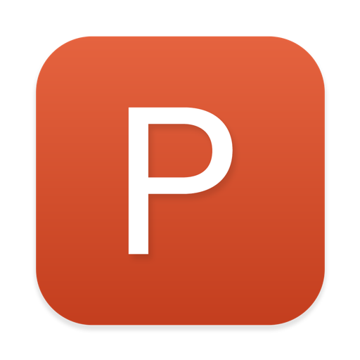 Template for MS PowerPoint icon