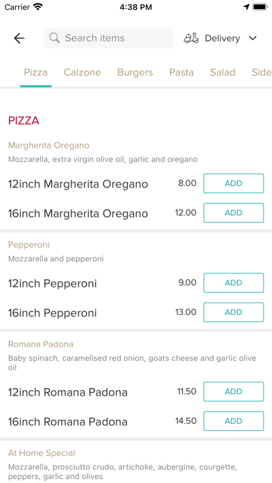 OYes Pizza Pasta and Burger Screenshot