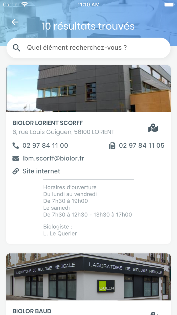 OUEST BIOLOGIE - BIOLOR
