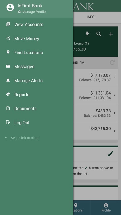 InFirst Bank Mobile Banking Screenshot