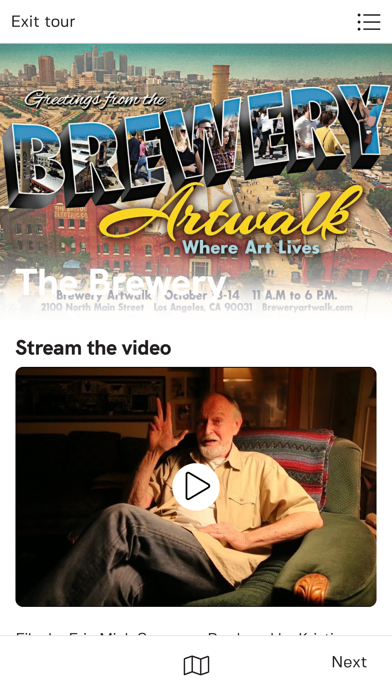 Brewery Artwalk App Screenshot