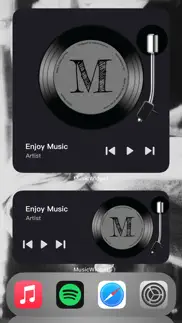 muwi: music widget iphone screenshot 1