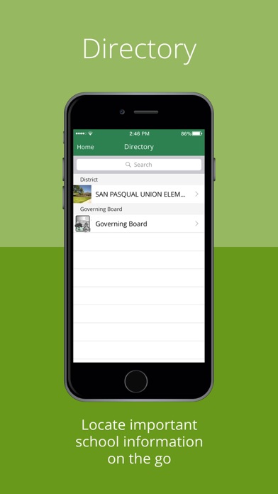 San Pasqual Union School Screenshot