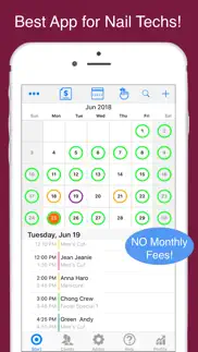nail tech schedule & reminder iphone screenshot 1