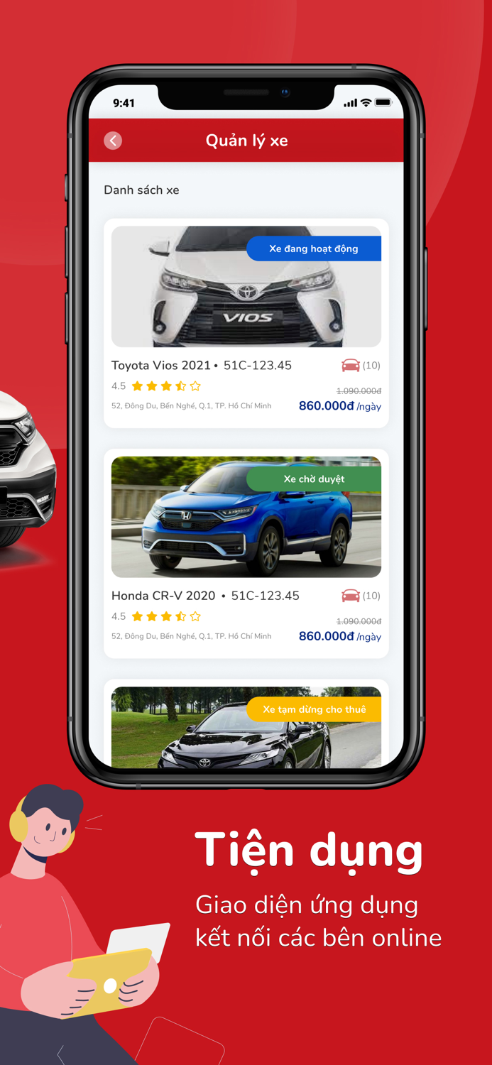 HOLACAR - Thuê xe tự lái