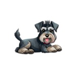 Download Cute Schnauzers Stickers app