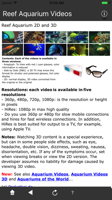 Reef Aquarium 2D/3D Screenshot