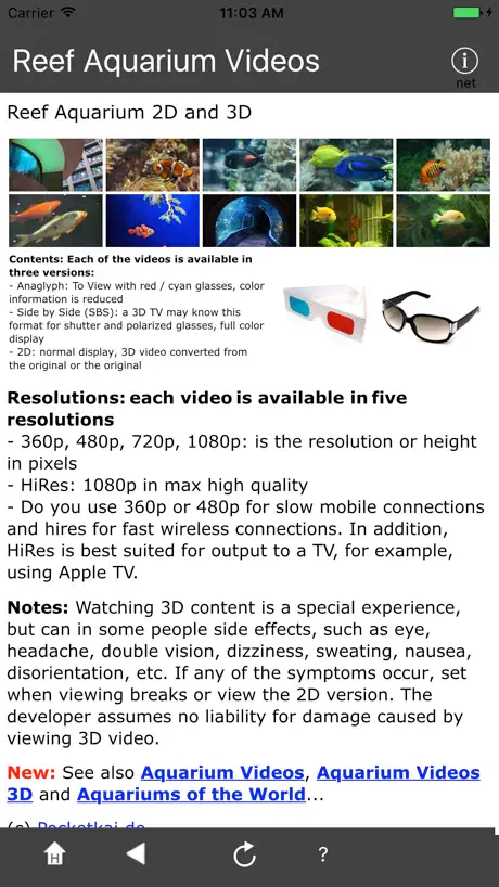 Reef Aquarium 2D/3D