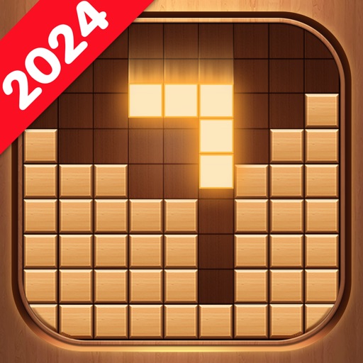 Block Puzzle Wood Blast Icon