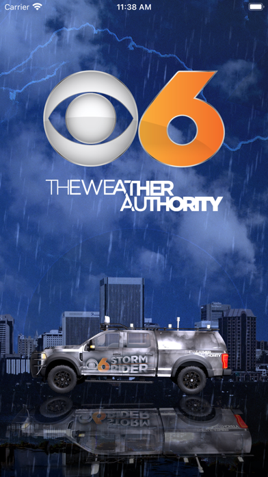 CBS 6 Richmond, Va. Weather Screenshot