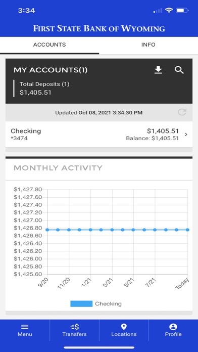First State Bank of Wyoming MN Screenshot