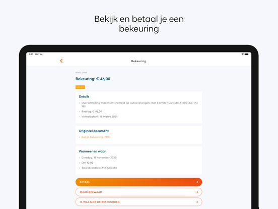 Mijn LeasePlan iPad app afbeelding 4