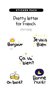 pretty letter for french iphone screenshot 1