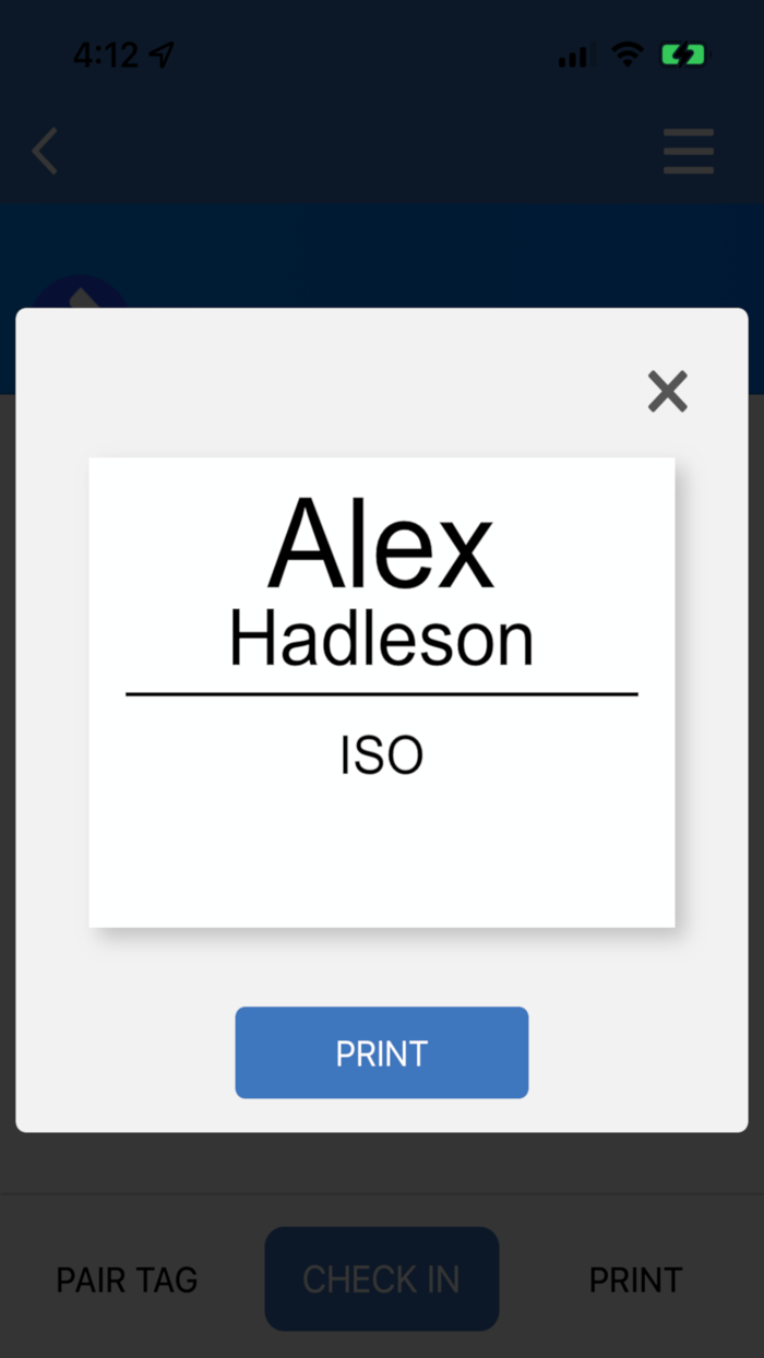 Eventfinity Check In