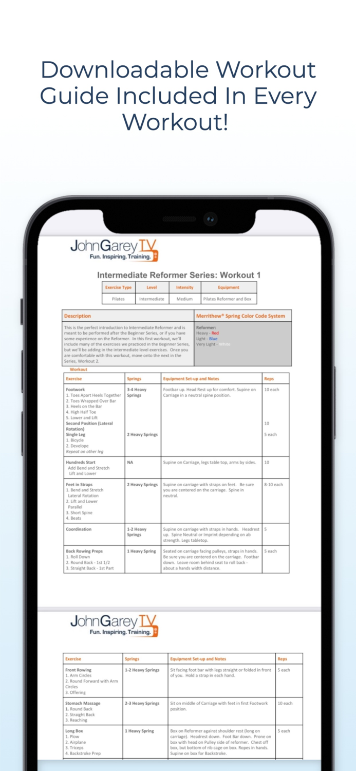 John Garey TV  Online Pilates