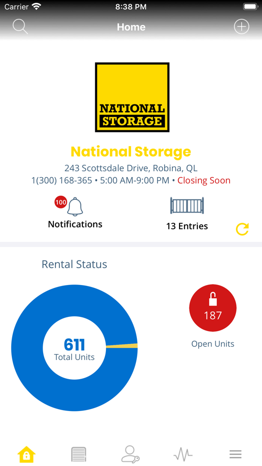#2. National Storage Smart Entry (iOS) 由: National Storage