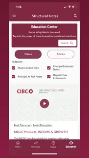 cibc structured notes iphone screenshot 2