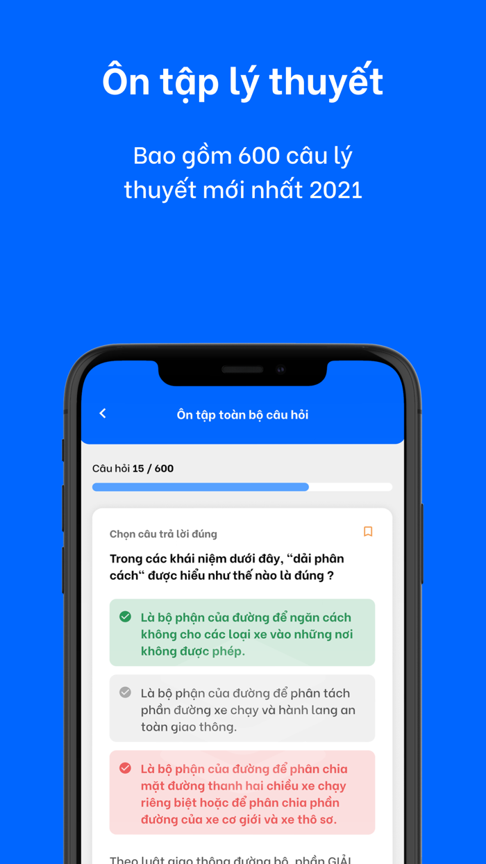 Ôn GPLX 120 Mô Phỏng and 600 Câu
