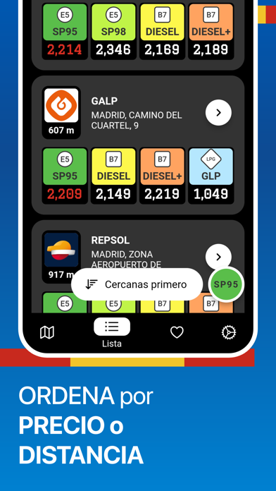Precio Gasolineras Baratas ESP Screenshot